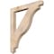 Ekena Millwork Funston Arts & Crafts Smooth Bracket, Douglas Fir, 3 1/2"W x 34"D x 38"H BKT04X34X38FST03SDF - alternate 1